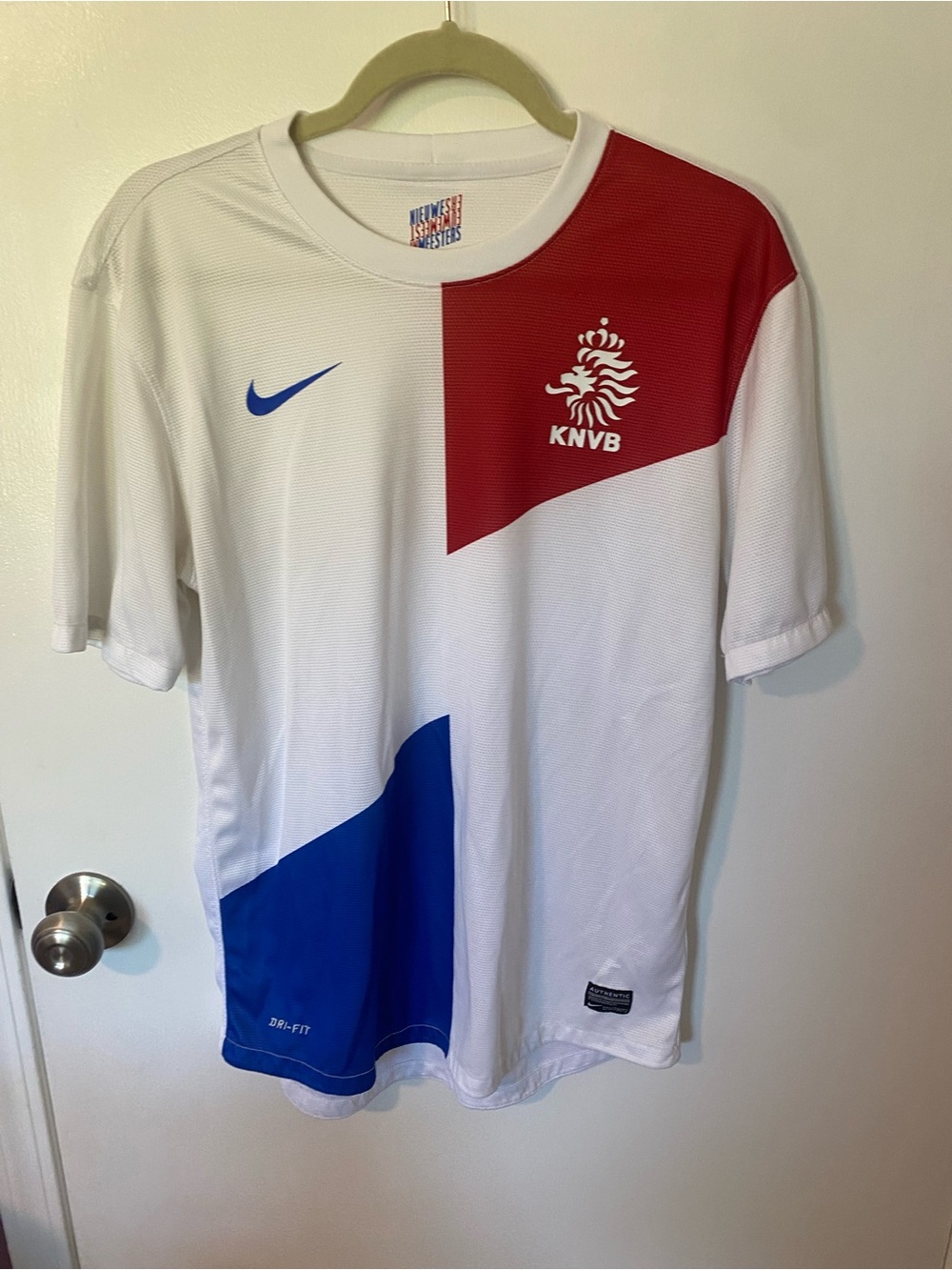 Nike Authentic KNVB Holland Netherlands 2013-14 Away Jersey Size M